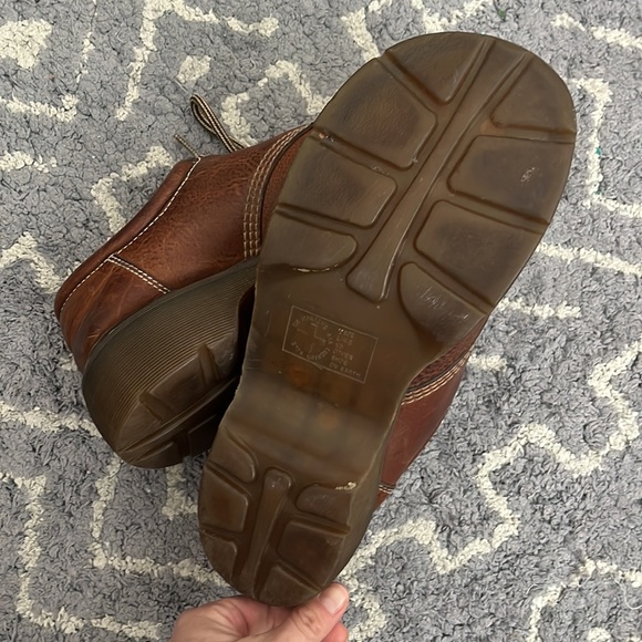 Dr. Martens Brown Leather Vintage Oxford Chunky Lace Up Boots - Picture 7 of 11